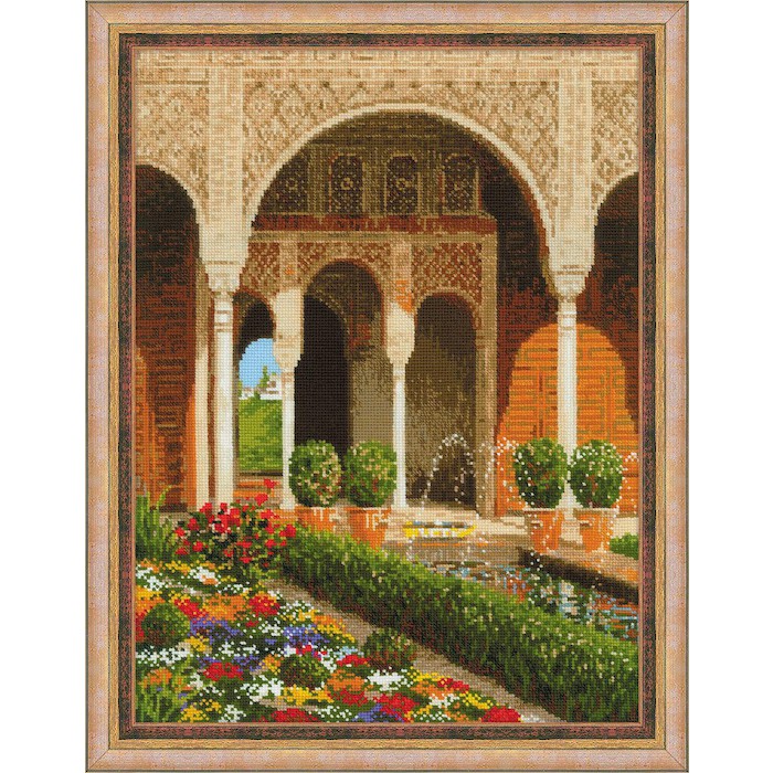 "Риолис" 1579 Набор для выщивания "Двор ричья. Дворец Хенералифе" 30*40 см