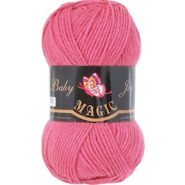 Magic Baby Joy 5716 ярко розовый Шерсть-30%, акрил-70% 50 гр 133 м