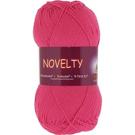 Пряжа Vita-cotton "Novelty" 1212 Фуксия 50% ProModal, хлопок 50%  200 м 50 гр