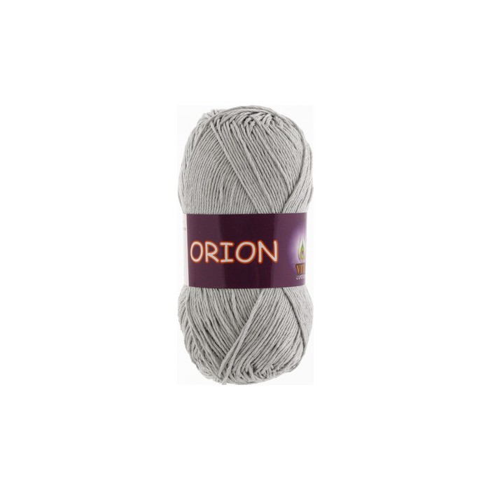 Vita cotton Orion 4565 Серебро 77% мерсиризированный хлопок 23% вискоза 170м 50гр