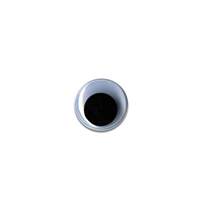 Глаза круглые с бегающими зрачками d 18 мм цв. чёрно-белые