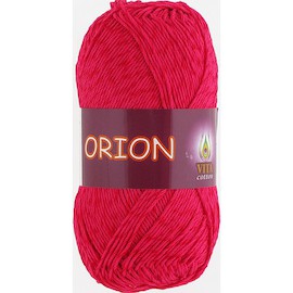Пряжа Vita-cotton "Orion" 4573 Красная ягода 77% мерсириз. хлопок 23% вискоза 170м 50гр