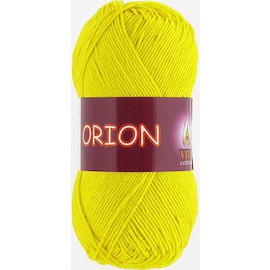 Пряжа д/вяз. Vita cotton Orion 4575 Желтый 77% мерсиризированный хлопок 23% вискоза 170м 50гр