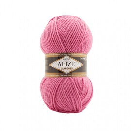 Пряжа Alize "Lanagold" 178 Темно розовый 49% шерсть, 51% акрил 100 гр 240 метров