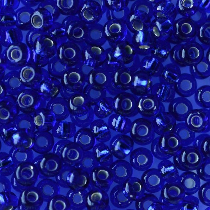 Бисер Preciosa (Чехия) 10 гр. арт.37100 цв. огонек, синий