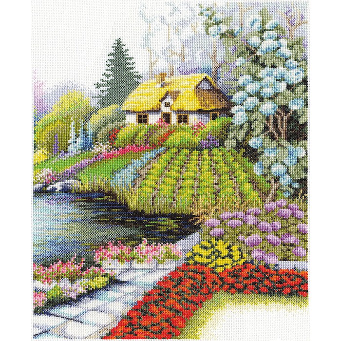 "PANNA" Набор для вышивания "Уютный дворик" 27 x 35 см