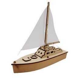Сборная модель "Яхта" 18.5 *19 см