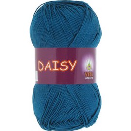 Vita cotton Daisy 4412 Голубая бирюза 100% мерсеризованный хлопок 295 м 50 м