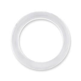 Кольцо для бюстгалтера пластик d 10 мм цв.прозрачный