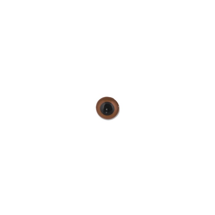 "HobbyBe" Глаза кристальные с шайбами d4.5мм цв.коричневый