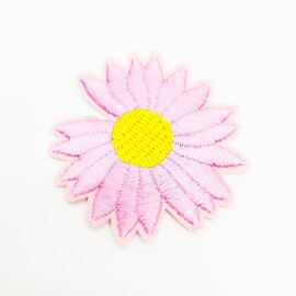 Термоаппликация «Цветок», 5 × 5 см, цвет розовый