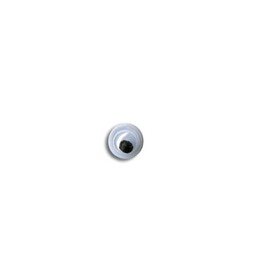 Глаза круглые с бегающими зрачками d 3 мм цв.черно-белые