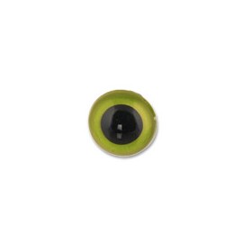 "HobbyBe" Глаза кристальные с шайбами d4.5мм цв.зелёный
