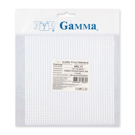 Канва GAMMA пластиковая 100% полиэтилен 14*14 см