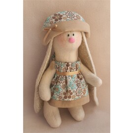 Набор для изготовления текстильной игрушки 20 см "Rabbit's Story" Заяц флисовый, Ваниль