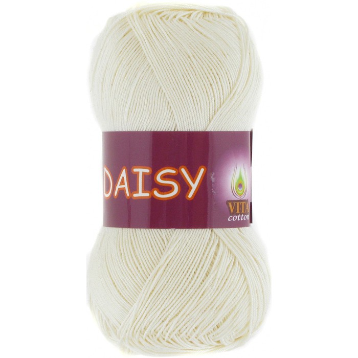 Vita cotton Daisy 4403 Экрю 100% мерсеризованный хлопок 295 м 50 м