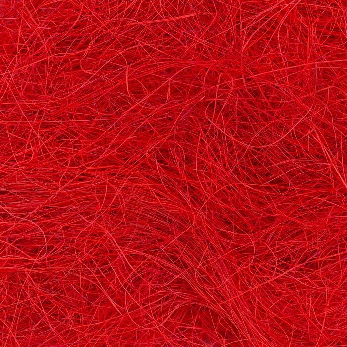 Сизалевое волокно 20 гр.цв.красный