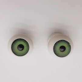 Глаза акриловые для кукол d8мм зелёные