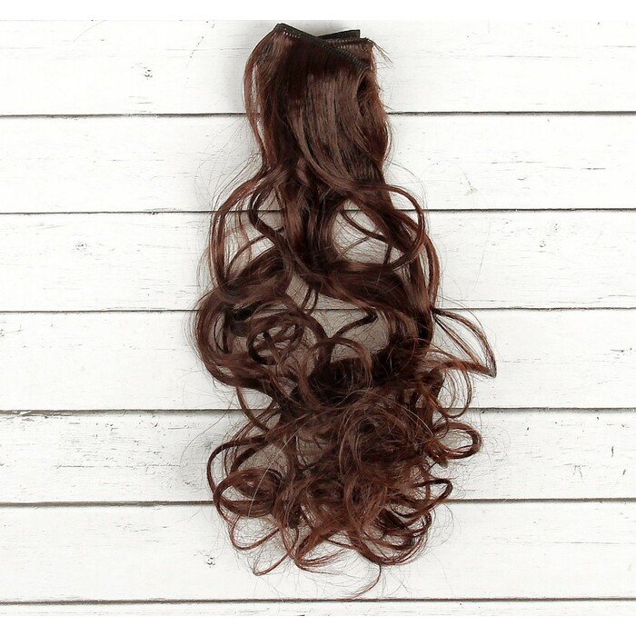 Волосы - тресс для кукол «Кудри» длина волос: 40 см, ширина: 50 см, №6А