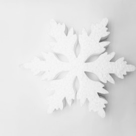 Снежинка из пенопласта 2 (d15см)