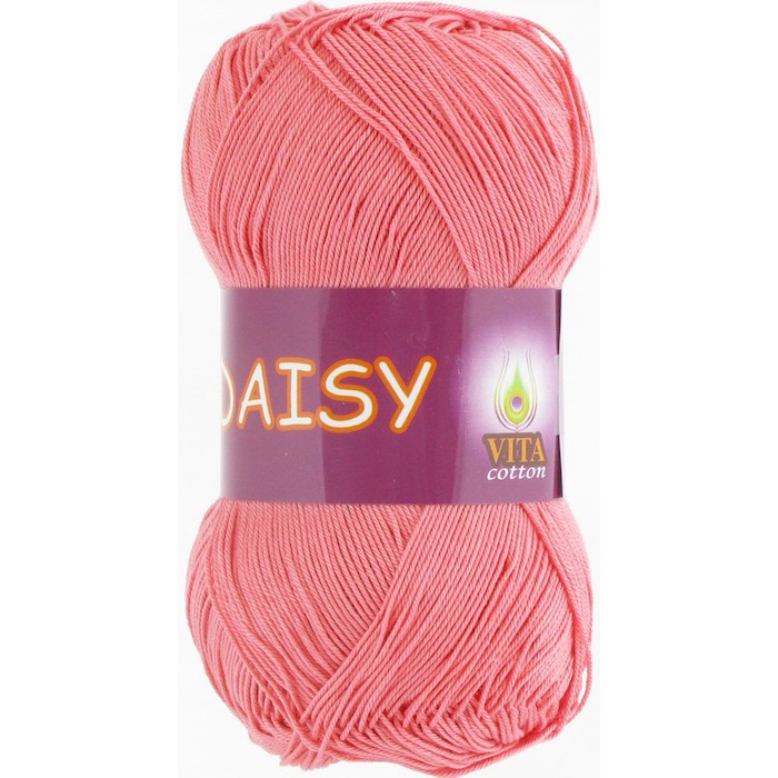 Vita cotton Daisy 4426 Розовый 100% мерсеризованный хлопок 295 м 50 м