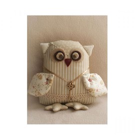 Набор для изготовления текстильной игрушки 21 см "Owls's story" Ваниль