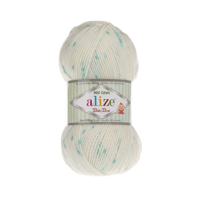 Alize Baby best MINI COLORS 7061 90%акрил 10%бамбук 100 гр 240м
