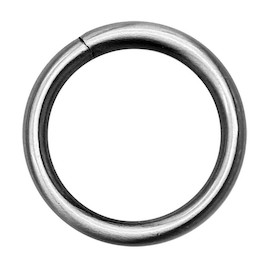 Кольцо литое 30мм (никель)