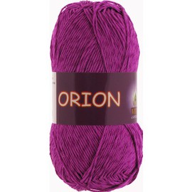 Пряжа Vita-cotton "Orion" 4567 Лиловый 77% мерсиризированный хлопок 23% вискоза 170м 50гр