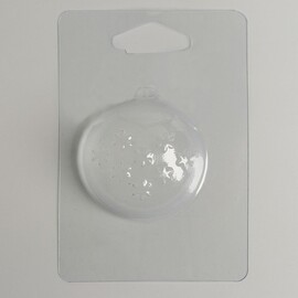 Пластиковая форма для мыла «Ёлочный шар» 5.8х6 см
