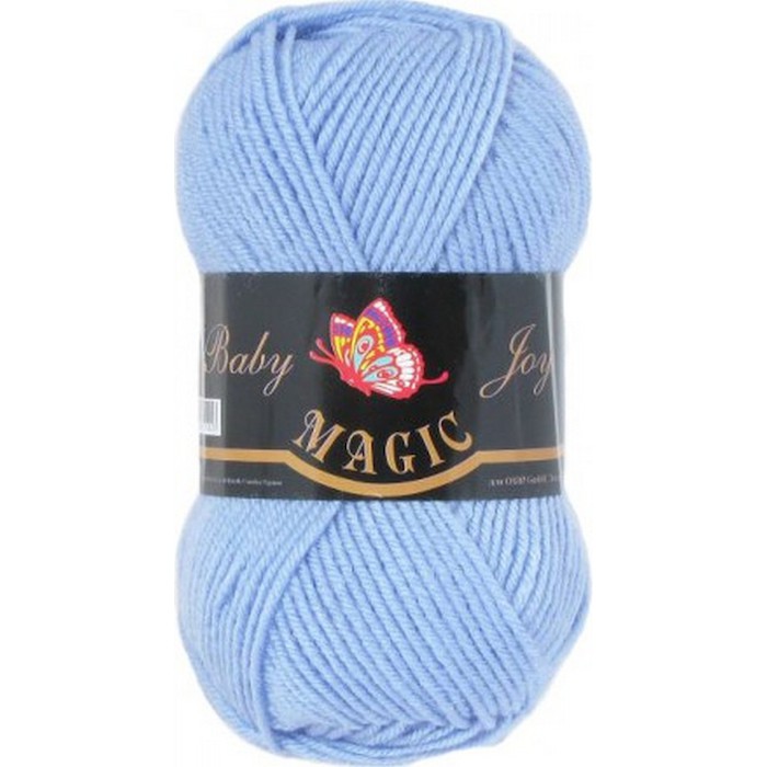 Magic Baby Joy 5711 голубой Шерсть-30%, акрил-70% 50 гр 133 м