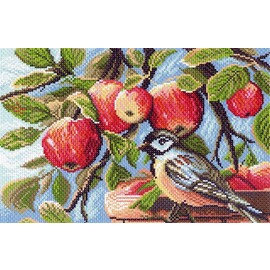 "Матренин посад" канва с рисунком арт.1179 "В яблоневом саду" 24*47см