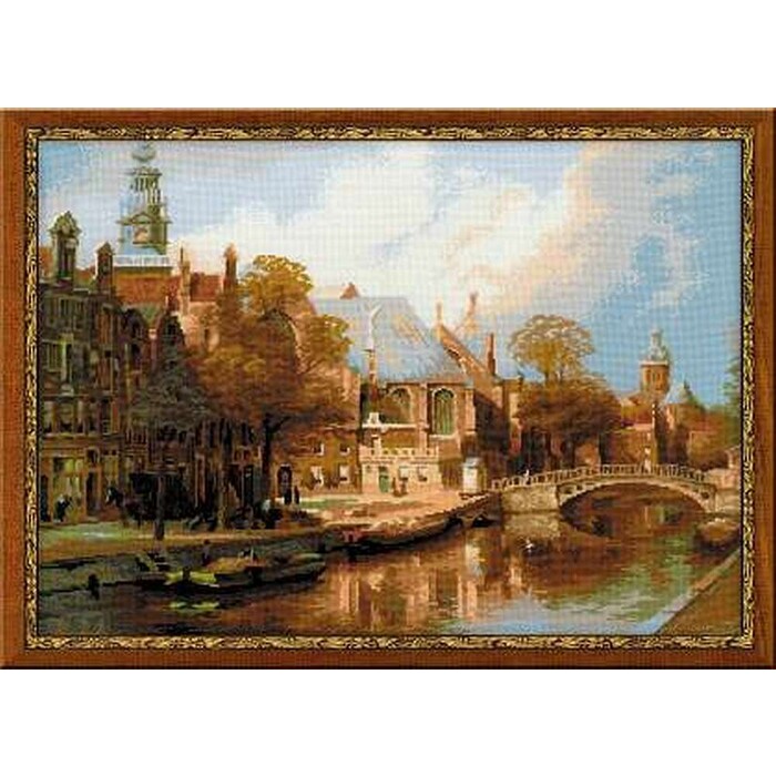"Риолис" 1189 Набор для вышивания "Амстердам. Старая церковь" 54*40 см