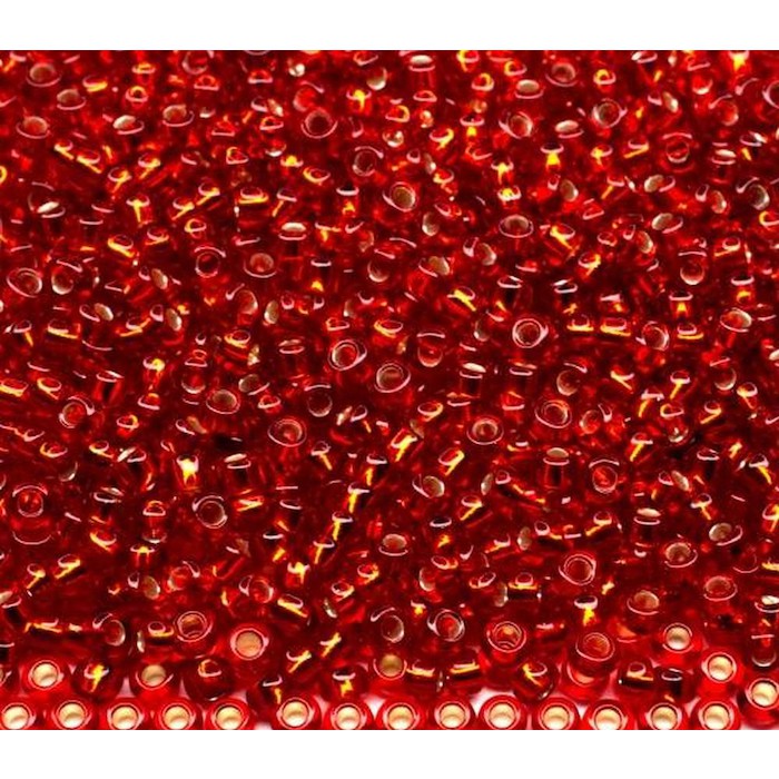 Бисер Preciosa (Чехия) 10 гр. арт.97070 цв. огонек, красный