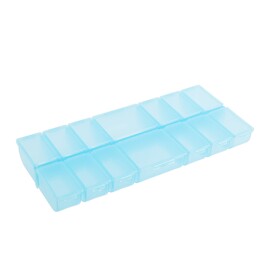Коробка пластик для шв.принадл.GAMMA 24,2*10,5*2,75 см цв.голубая