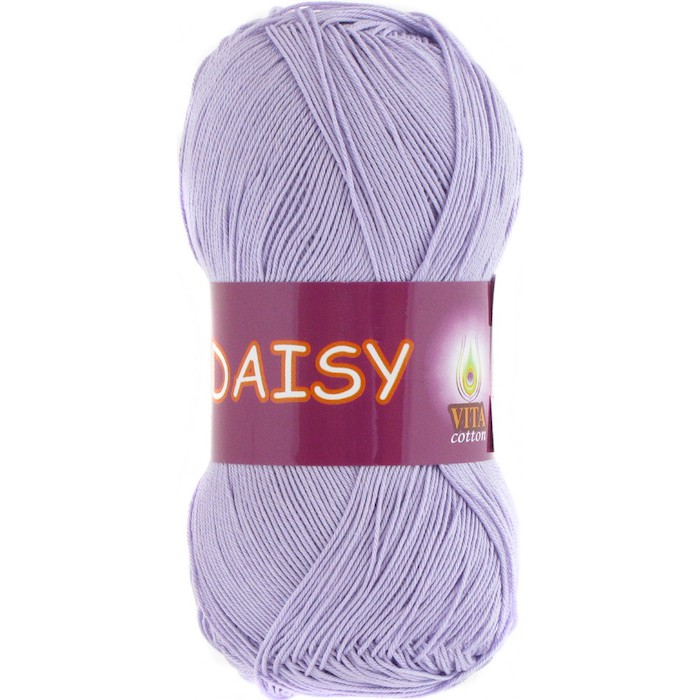 Vita cotton Daisy 4416 Светло-сиреневый 100% мерсеризованный хлопок 295 м 50 м