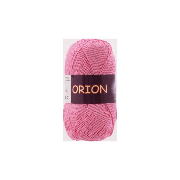 Пряжа д/вяз. Vita cotton Orion 4558 Розовый 77% мерсиризированный хлопок 23% вискоза 170м 50гр