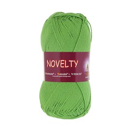 Пряжа д/вяз. Vita cotton Novelty 1205 Молодая зелень 50% ProModal, хлопок 50%  200 м 50 гр
